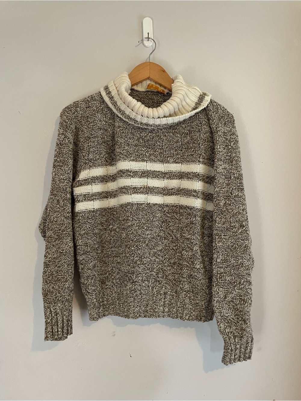 🐱 Betina | Wool Blend Cowl Neck Knit Sweater - Picture 1 of 3